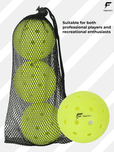 Load image into Gallery viewer, FabSports Pickleball Neon Green Balls, Set of 3
