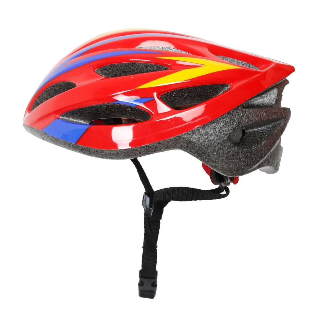 FabSports Red.Blue Premium Bicycle / Bike Helmet for Kids, Youth and Adults, For Cycling / Skating / Skate Boarding,