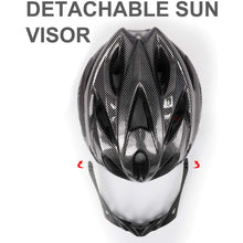 Load image into Gallery viewer, FabSports Red Light weight Bicycle / Bike Helmet with flexible padding.
