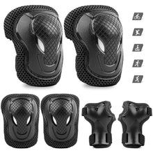 Load image into Gallery viewer, FabSports Knee  Protective Gear &amp; Elbow Pads/Guards for 10 years &amp; Above
