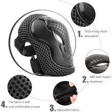 Load image into Gallery viewer, FabSports Knee  Protective Gear &amp; Elbow Pads/Guards for 10 years &amp; Above
