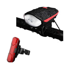 Load image into Gallery viewer, FabSports Red Head light &amp; Tail light with Horn Combo
