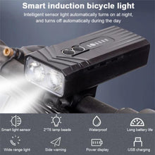 Load image into Gallery viewer, FABSPORTS Rechargeable Waterproof LED Bike / Bicycle Front Headlight, 2*10 Watts, with 2400mAh Battery also used as Power-bank during long rides
