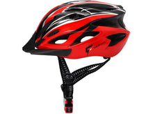 Load image into Gallery viewer, FabSports Red Light weight Bicycle / Bike Helmet with flexible padding.
